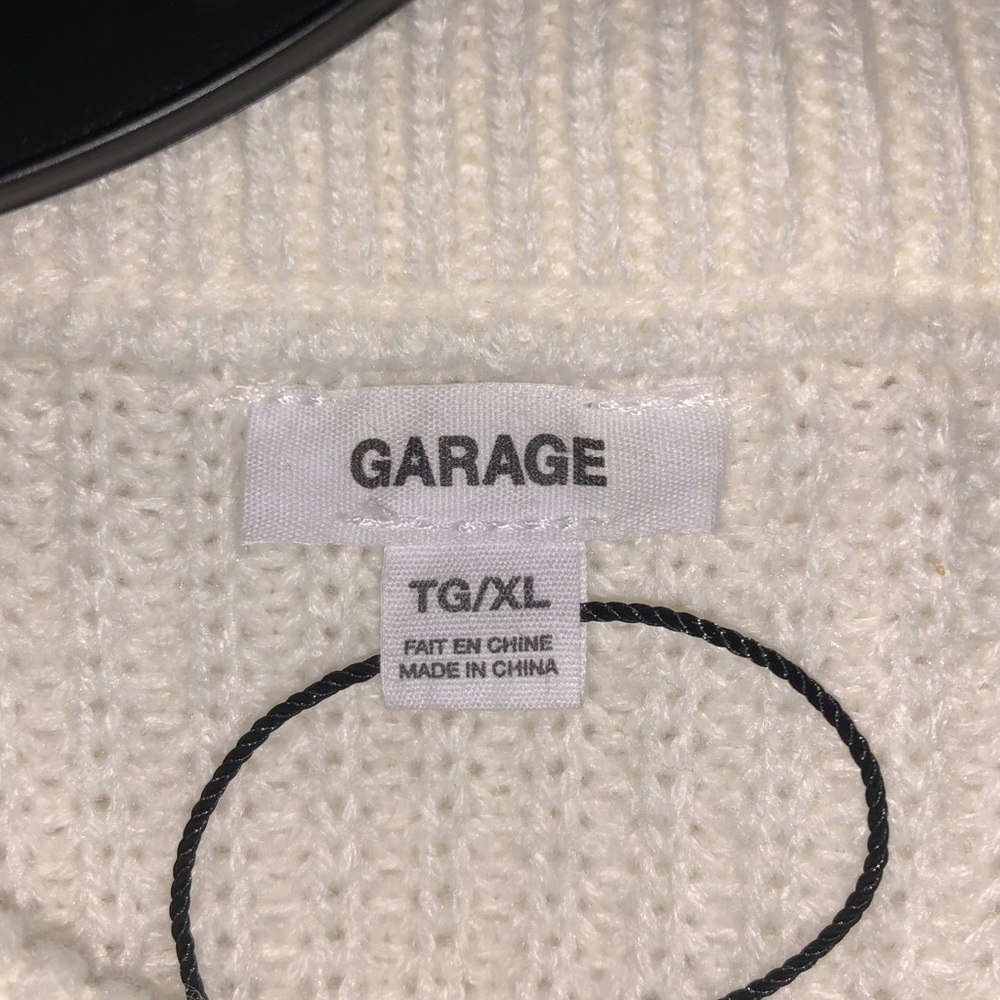 Garage Women’s Cropped Sweater - Picture 2 of 3